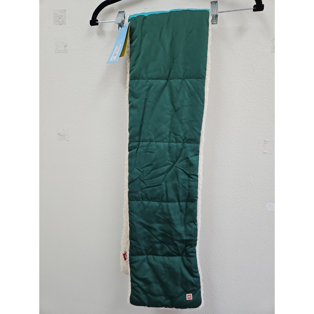Target Lego X Color Block Puffer Scarf Green/Teal Adult New With Tag